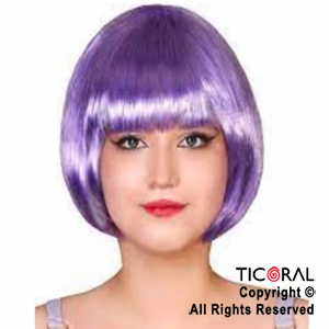 PELUCA CARRE LILA  X 1